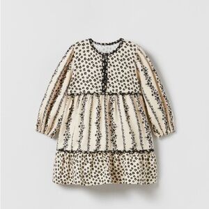 Zara matching floral dress size 9-12 months